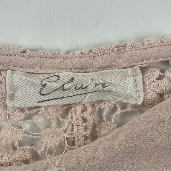 Surf Style Elum Blouse Womens Light Pink Flair Long Sleeve - Picture 8 of 9